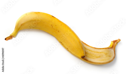 The cut banana