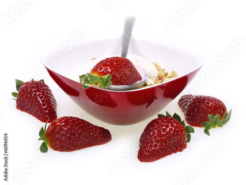 Wallpaper Mural cornflakes mit erdbeerjoghurt Torontodigital.ca