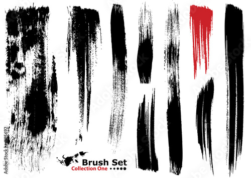 Collection of highly detailed vector brushes - 1