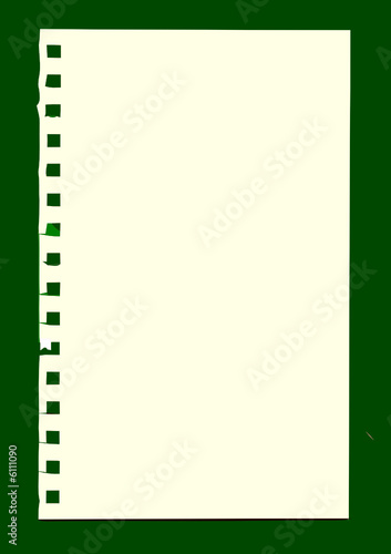 folha de papel