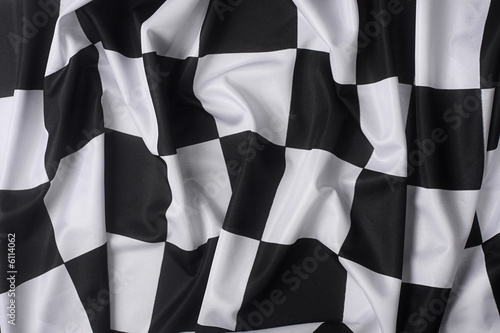 This is a real checkered flag of high quality © klikk