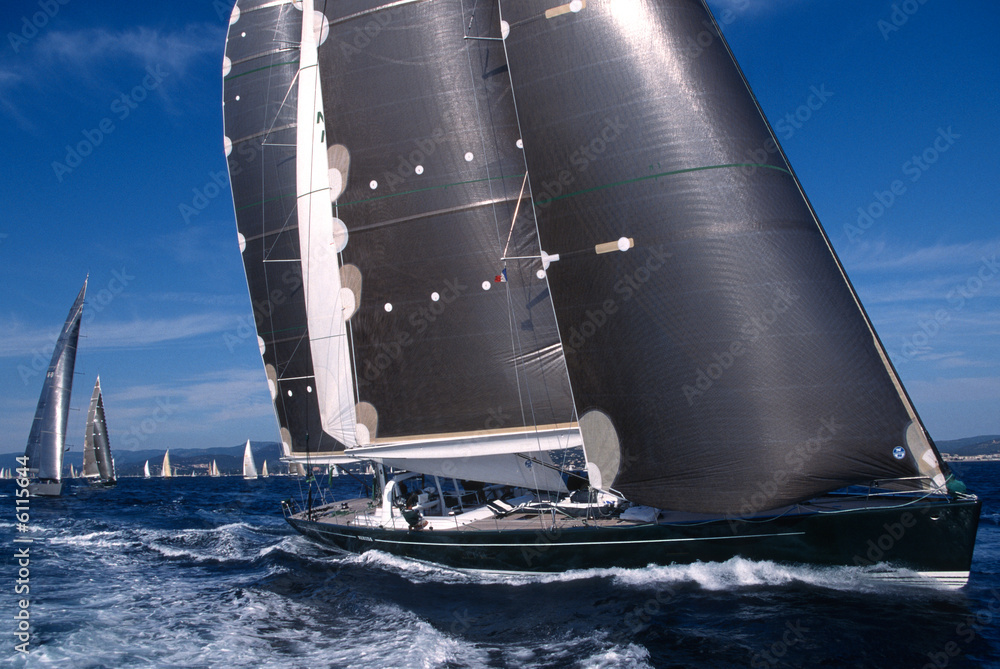 Fototapeta premium Les Voiles de Saint Tropez