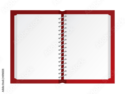 Blank scrapbook