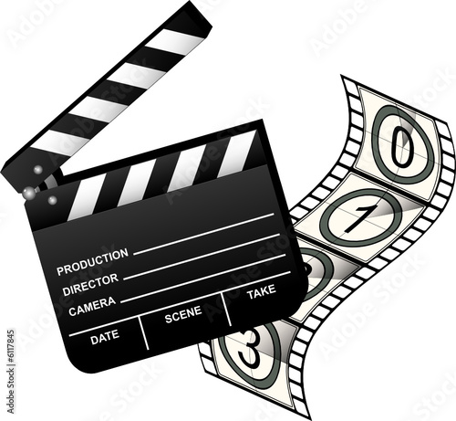Clapboard and Film