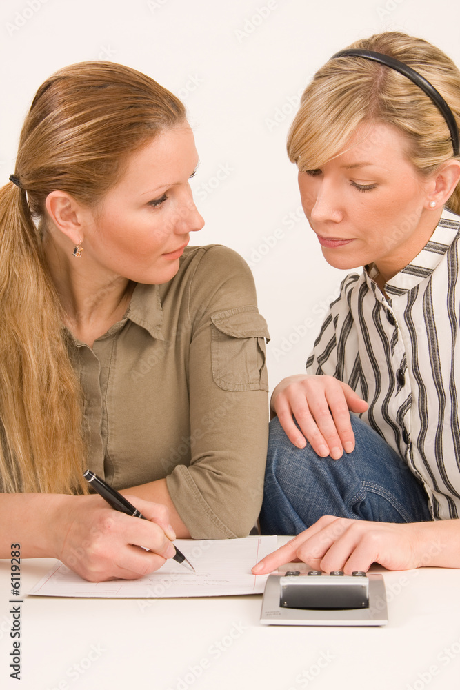 Successful business team working with documents Successful business team working with documents