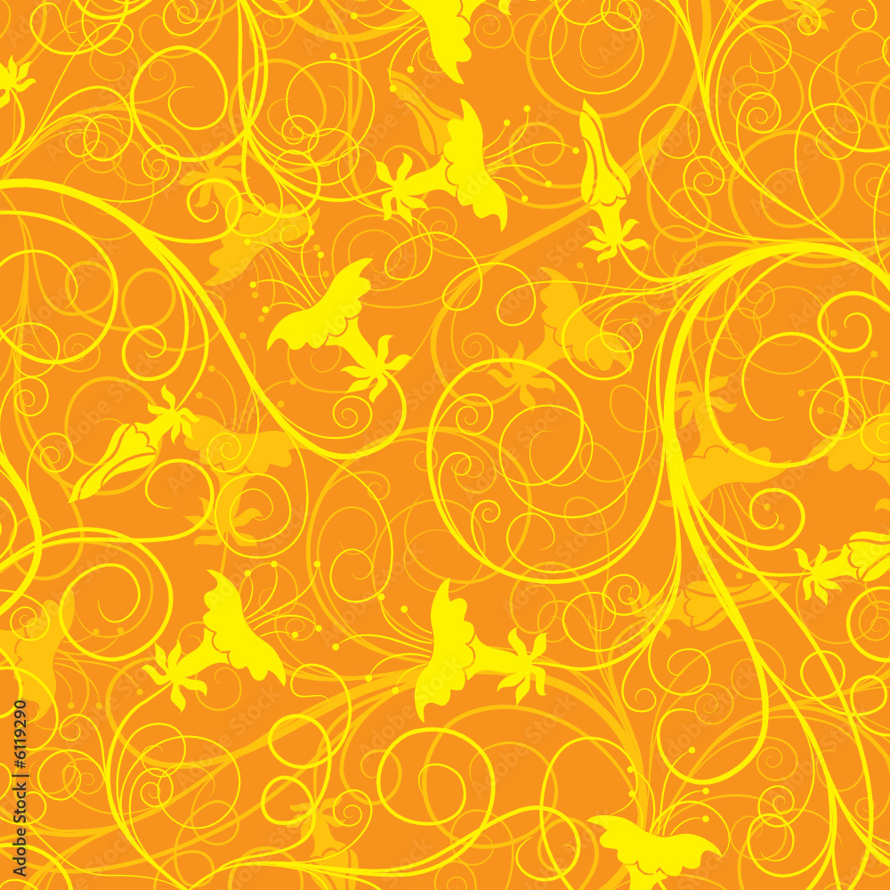 Decorative floral pattern, vector illustration Decorative floral pattern, vector illustration