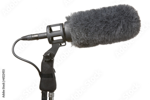 Microphone used in TV and film production photo
