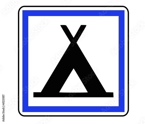 Panneau de Signalisation (Terrain de camping - CE4a)
