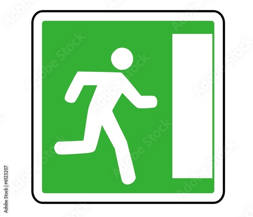 Panneau de Signalisation (Issue de secours - CE30a)