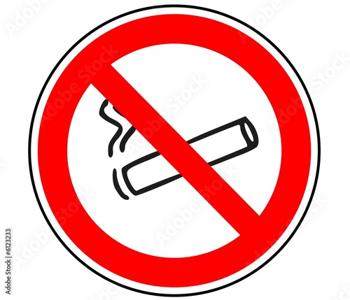 Panneau de Signalisation (Interdiction de fumer)