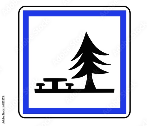 Panneau de Signalisation (Emplacement pique nique - CE7)