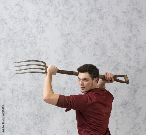 Man and His Pitchfork
