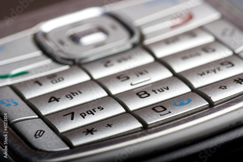 Cell Phone Keypad Detail