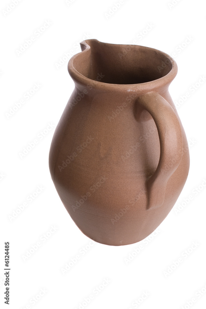 Hand Thrown Clay Water Pitcher