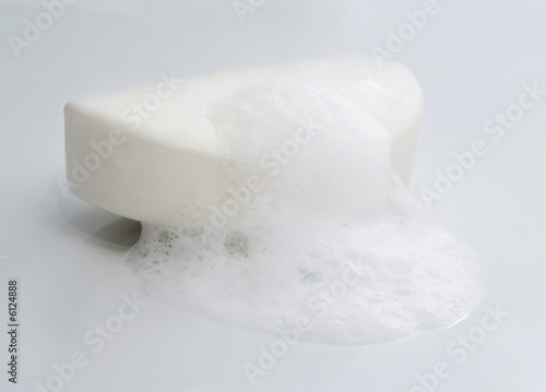 white soap bar