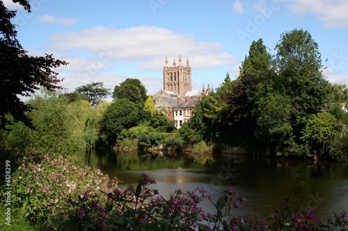 Φωτογραφία hereford cathedral and river Wye