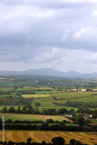 a scenic view in the irish countryside