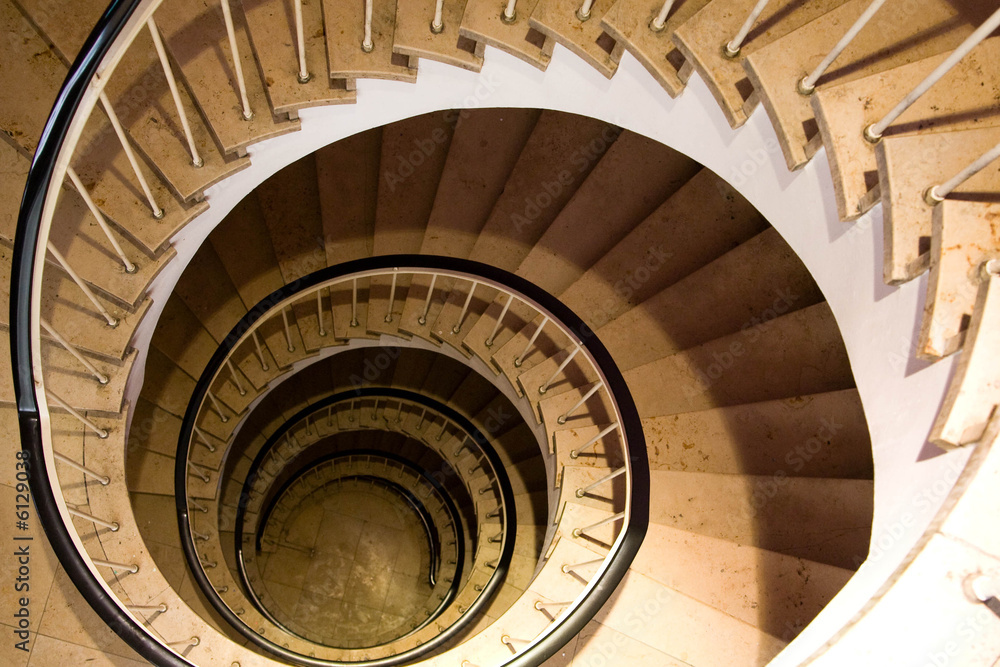 Fototapeta premium wendeltreppe