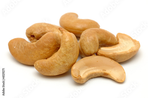 Pile of cashew nuts