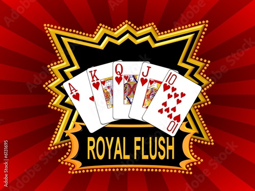 royal flush herz - rot photo