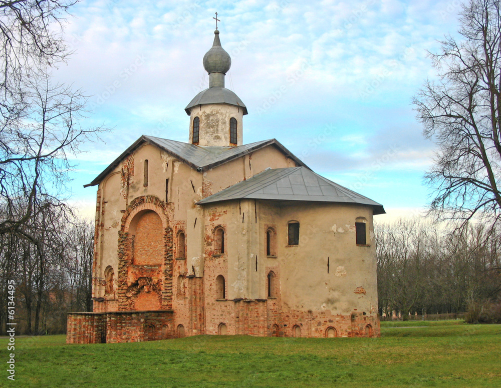 A small ancient  rural church