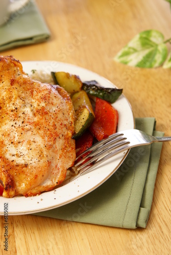 Broiled Pepper Chicken