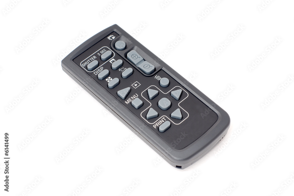 camera remote controller isolated on white background camera remote controller isolated on white background