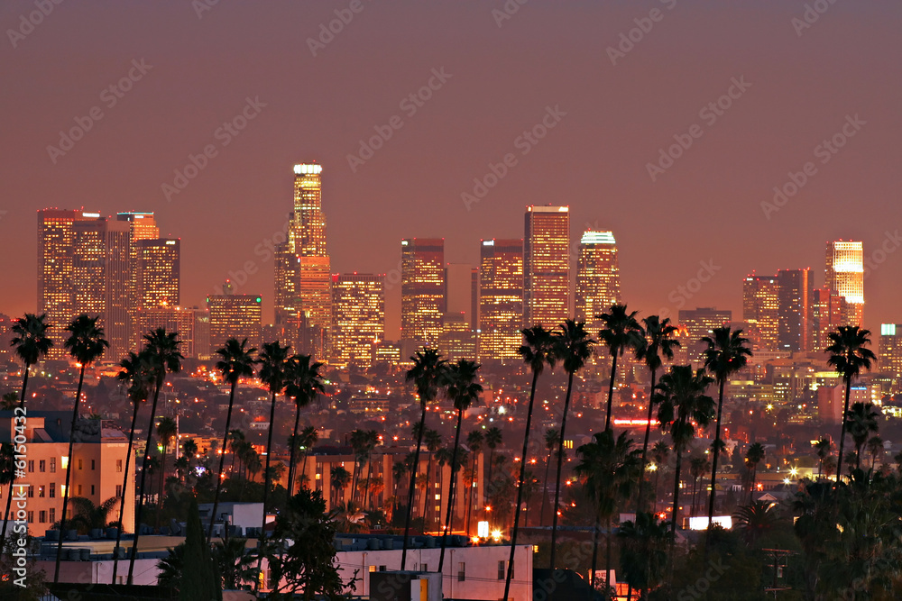 Fototapeta premium Panoramę Los Angeles
