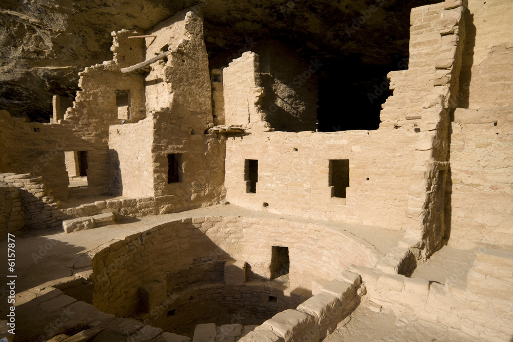 Ancient Indian ruins at Mesa Verde, Colorado