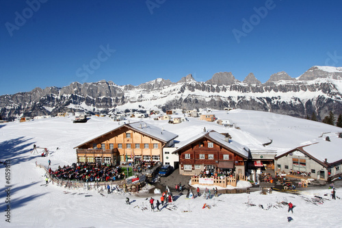 Alpine winter resort
