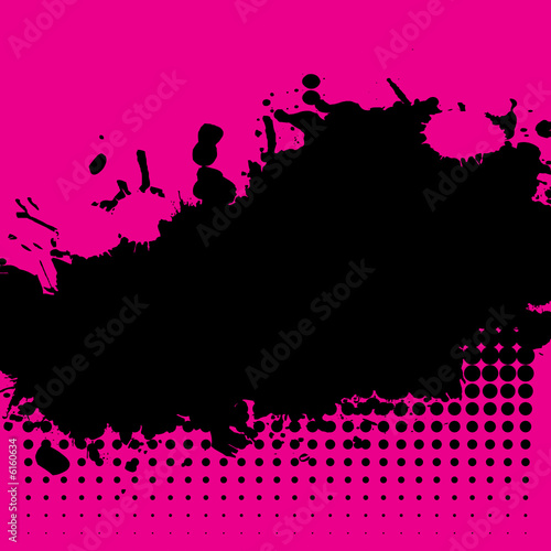 Grunge ink splat background