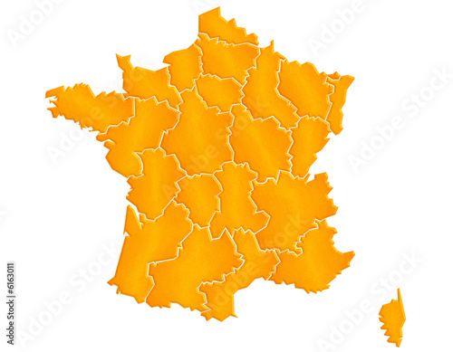 Carte France Sable