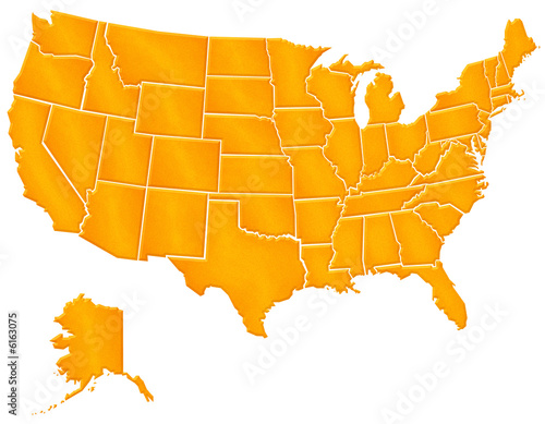 Carte Etats Unis Sable