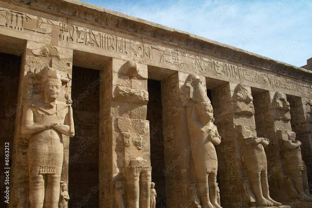 Fototapeta premium Medinet Habu ancient Egypt temple