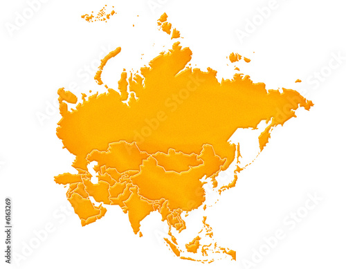 Carte Asie Sable