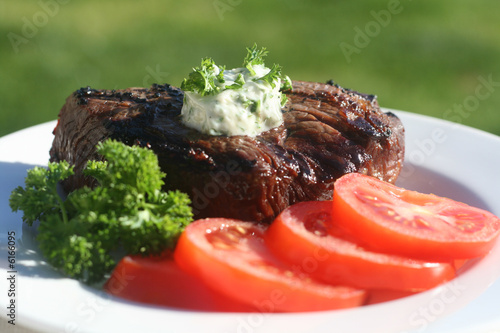 Steak with Herbed Butter
