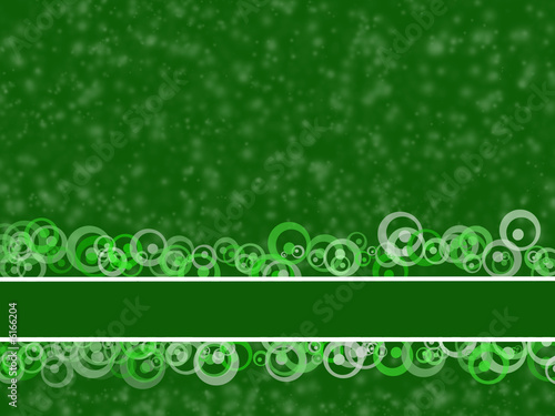 View of an elegant green background