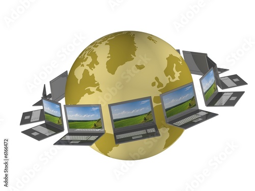 Global network the Internet...