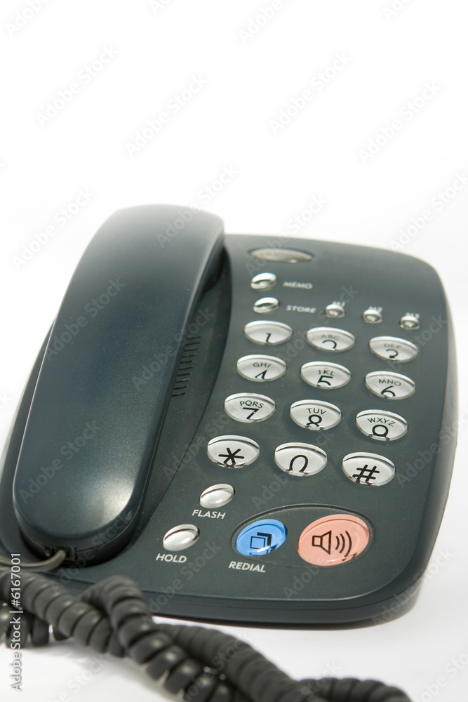 Business phone isolated on white background Business phone isolated on white background