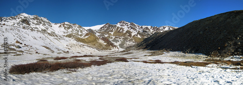 Paesaggio in alta montagna photo