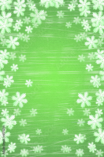 Wallpaper Mural winter snowflake background and frame Torontodigital.ca