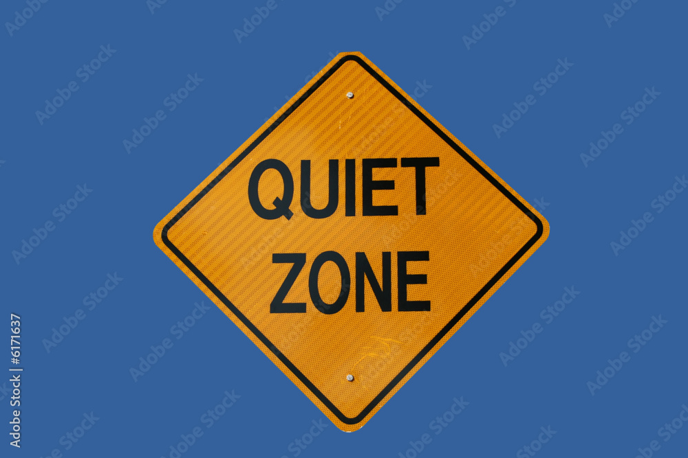 Quiet zone sign