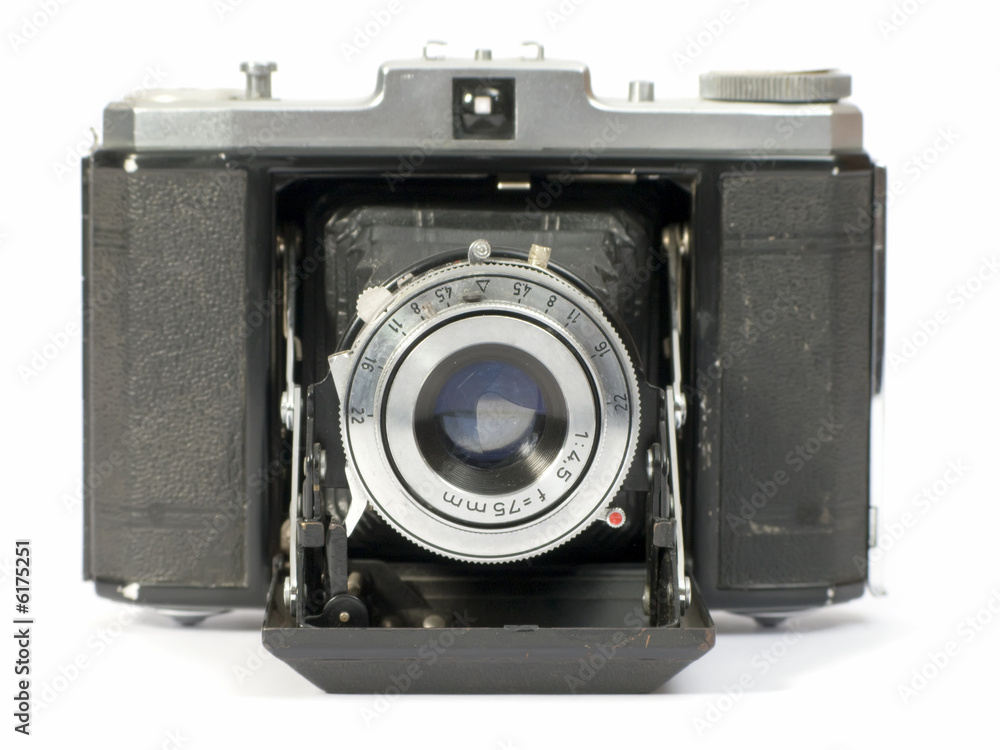 Old photographic camera