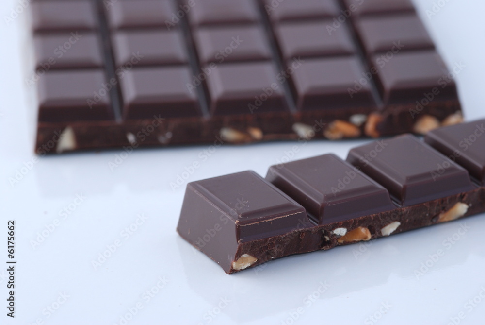 Fototapeta premium Chocolat aux noisettes
