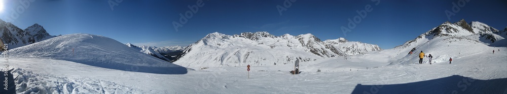 Winterpanorama aus Tirol
