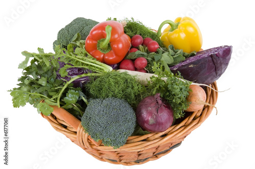 vegetable in a basket