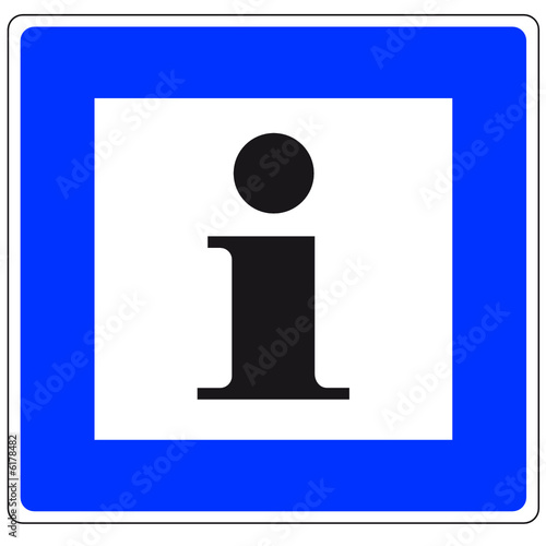 Info-Verkehrsschild