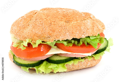 diet sandwich and meter studio isolated