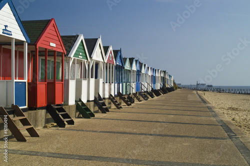 Beach huts, Southwold, Suffolk, East Anglia, England, UK