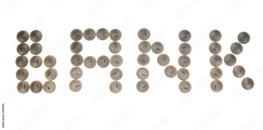 Some coins as word Some coins as word